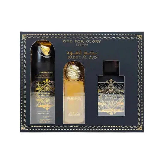 Estuche Lattafa Bade'e Al Oud For Glory - Eau De Parfum - 100ml - Unisex