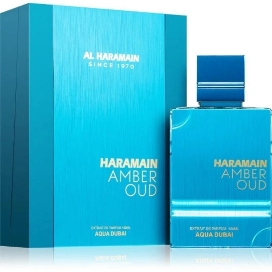 Perfume Amber Oud Aqua Dubai Al Haramain - Extrait De Parfum - 100ml - Unisex