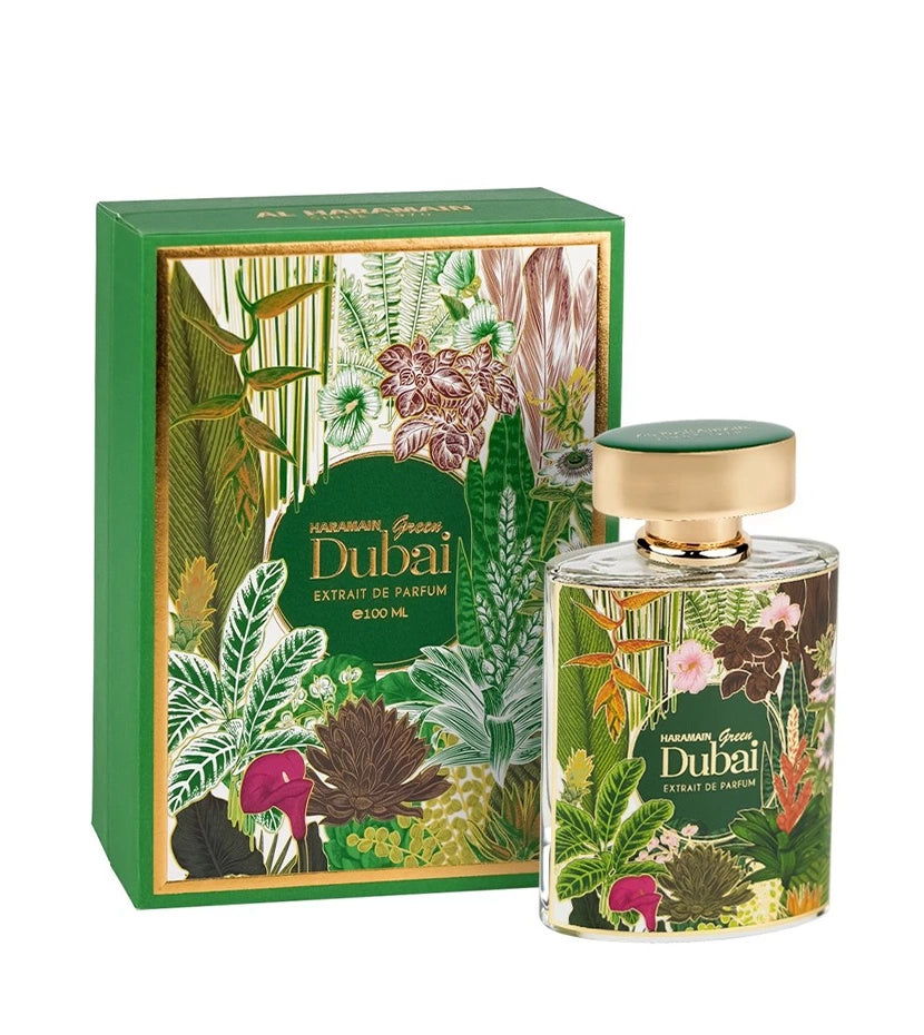 Perfume Haramain Green Dubai - Extrait De Parfum - 100ml - Unisex